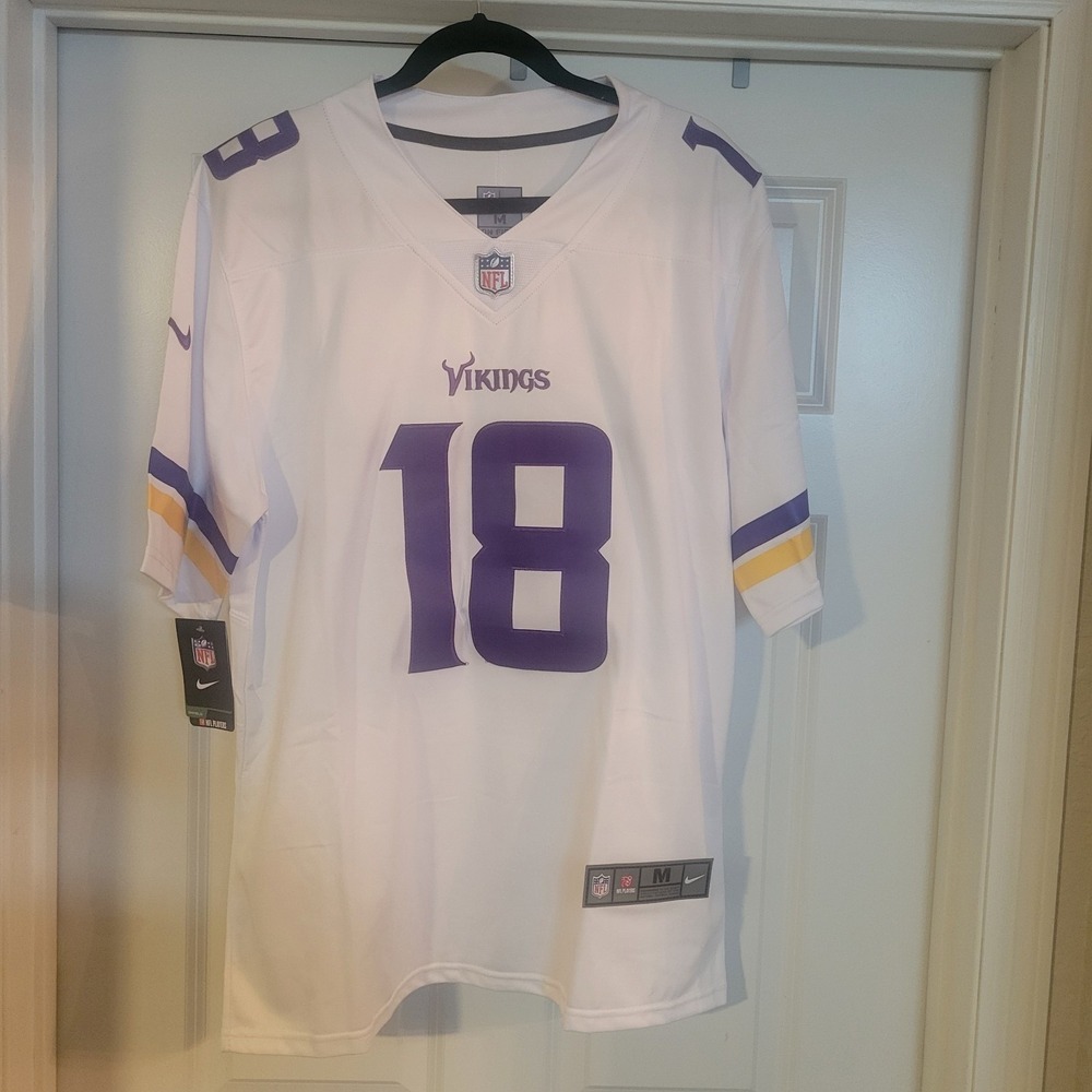 Justin Jefferson #18‎ Minnesota Vikings Stitched Football Jersey Size M